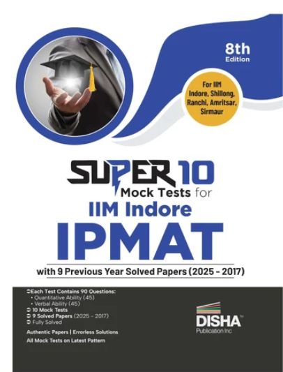 Super 10 Mock Tests IPMAT 2026 SP 8th Edition